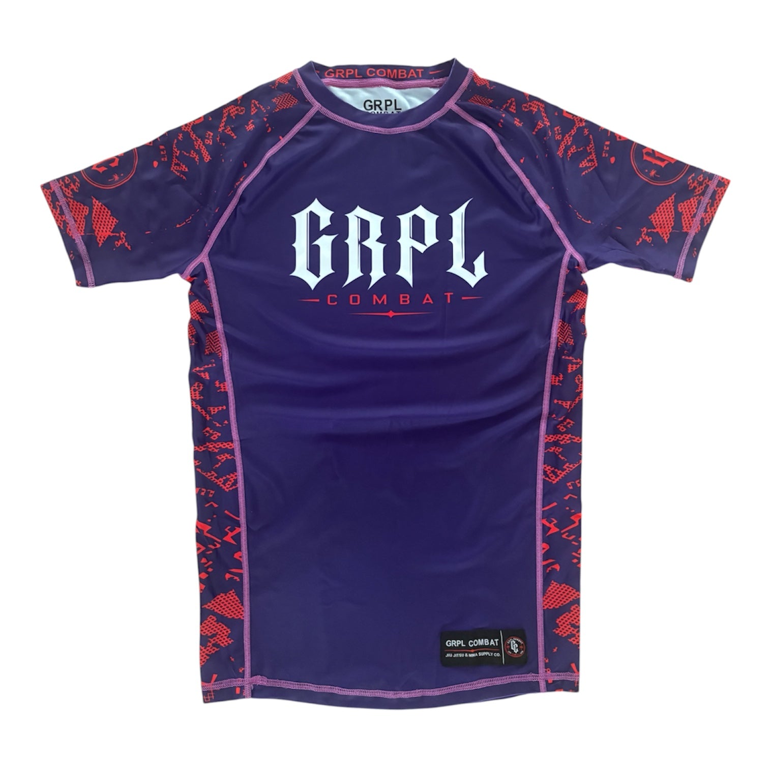 GRPL Combat Rashguard - Purple/Red