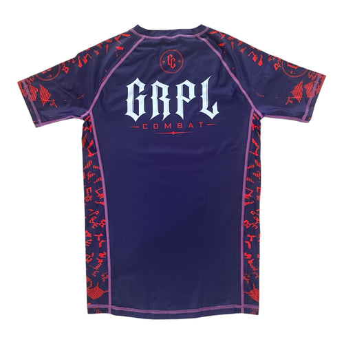 GRPL Combat Rashguard - Purple/Red