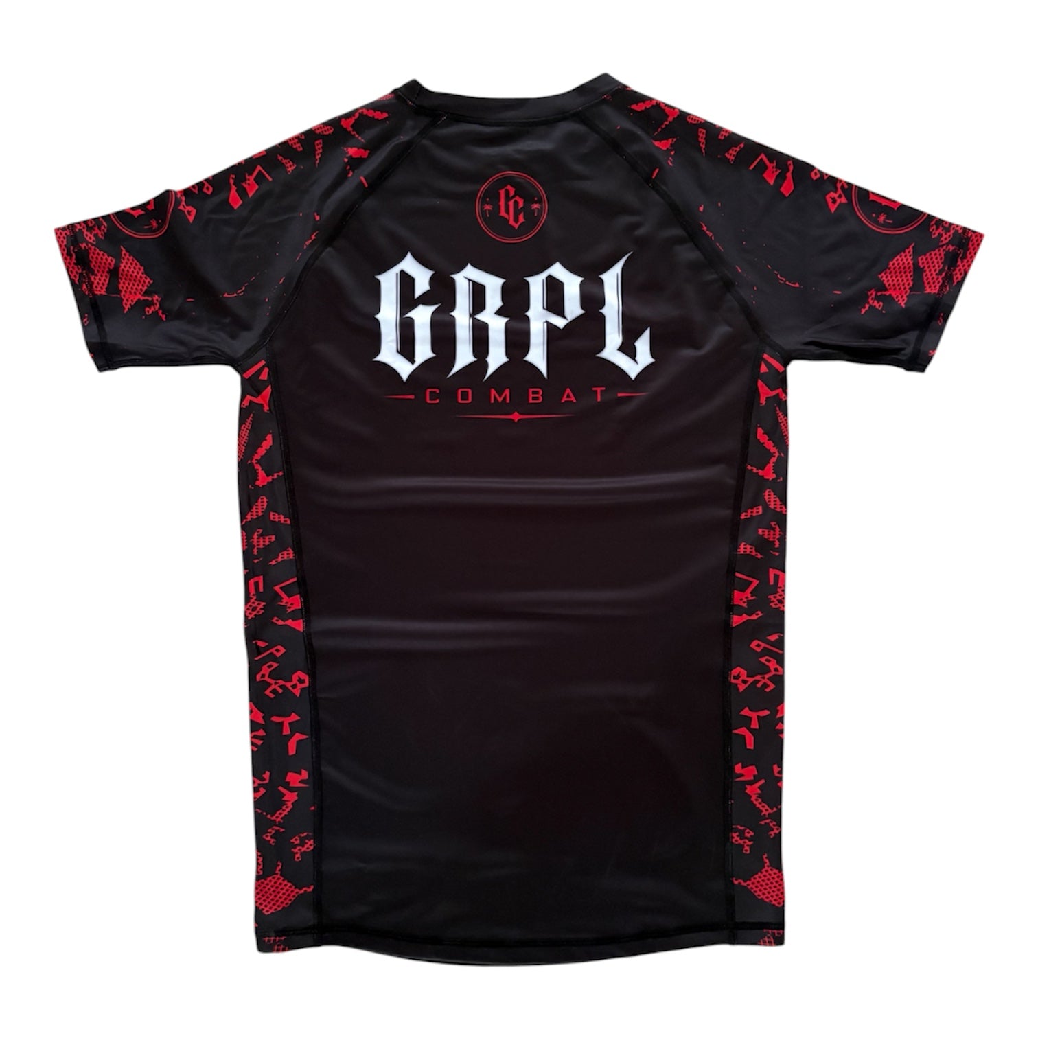 GRPL Combat Rashguard - Black/Red
