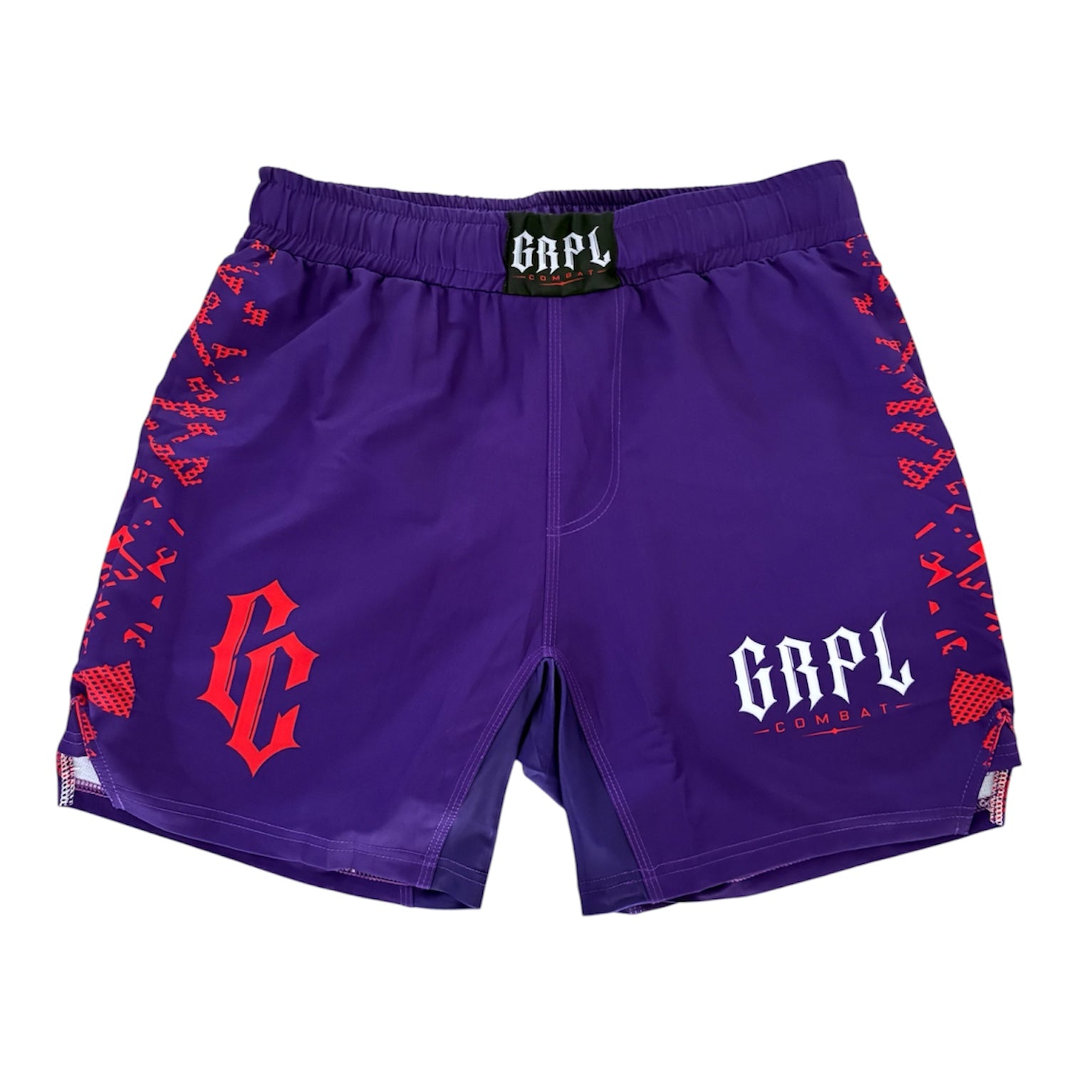 GRPL Combat Shorts Purple/Red