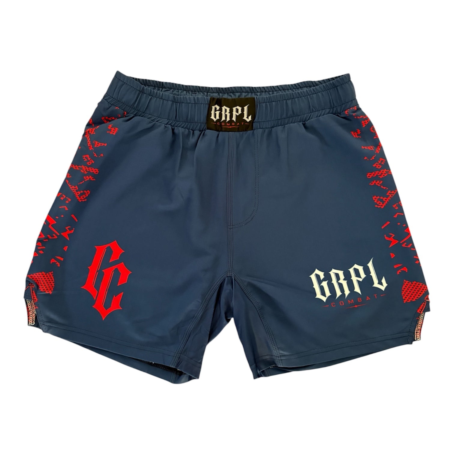 GRPL Combat Shorts - Blue/Red